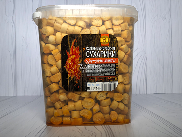 Сухарики с красной икрой в Череповце