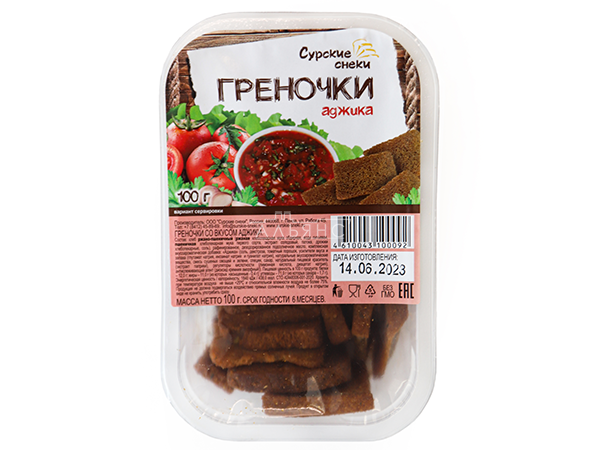 Сурские гренки с Аджикой (100 гр) в Череповце