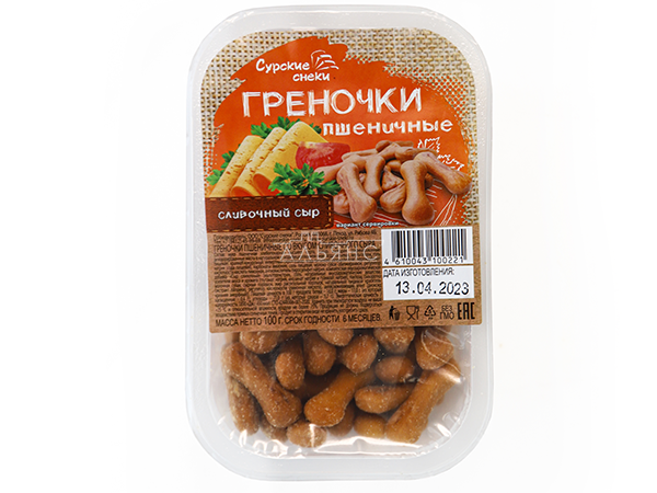 Сурские (ПШЕНИЧНЫЕ) Сливочный сыр (100 гр) в Череповце
