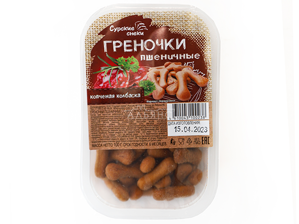 Сурские (ПШЕНИЧНЫЕ) Копченая колбаска (100 гр) в Череповце