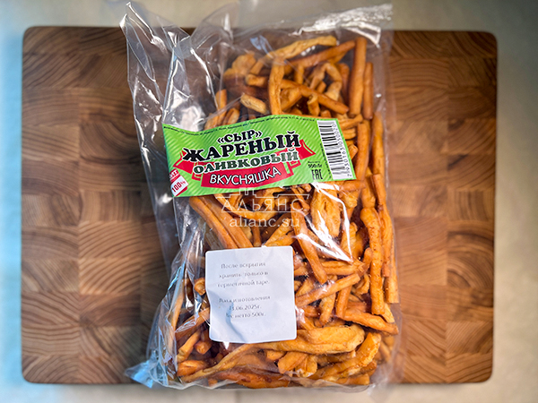 Жареный сыр "ВКУСНЯШКА" (Оливковый) 500гр. в Череповце