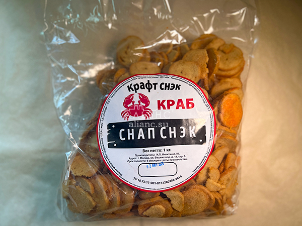 Снапсы ПШЕНИЧНЫЕ "Краб" в Череповце