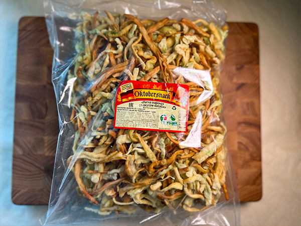 Нитка ЖАРЕНАЯ "Васаби" Oktobersnack 1 кг (сырный продукт) в Череповце