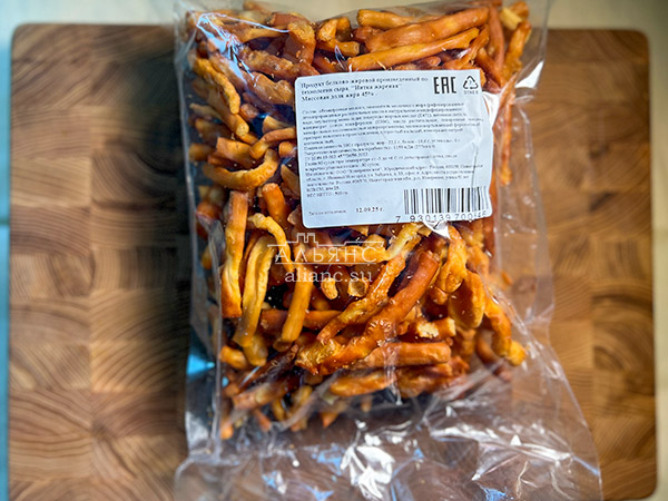 Нитка ЖАРЕНАЯ  Oktobersnack1 кг (сырный продукт) в Череповце